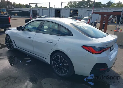 2025 BMW I4 xDrive40 из США, поврежденный, VIN WBY43HD07SFU10925